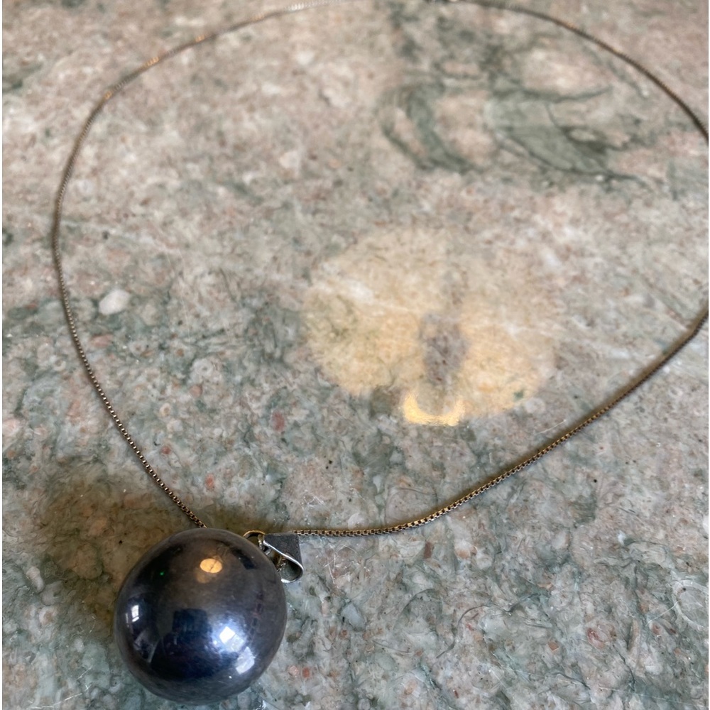 Vintage HARMONY BALL Sterling Silver (Marked) Necklace & pendant
